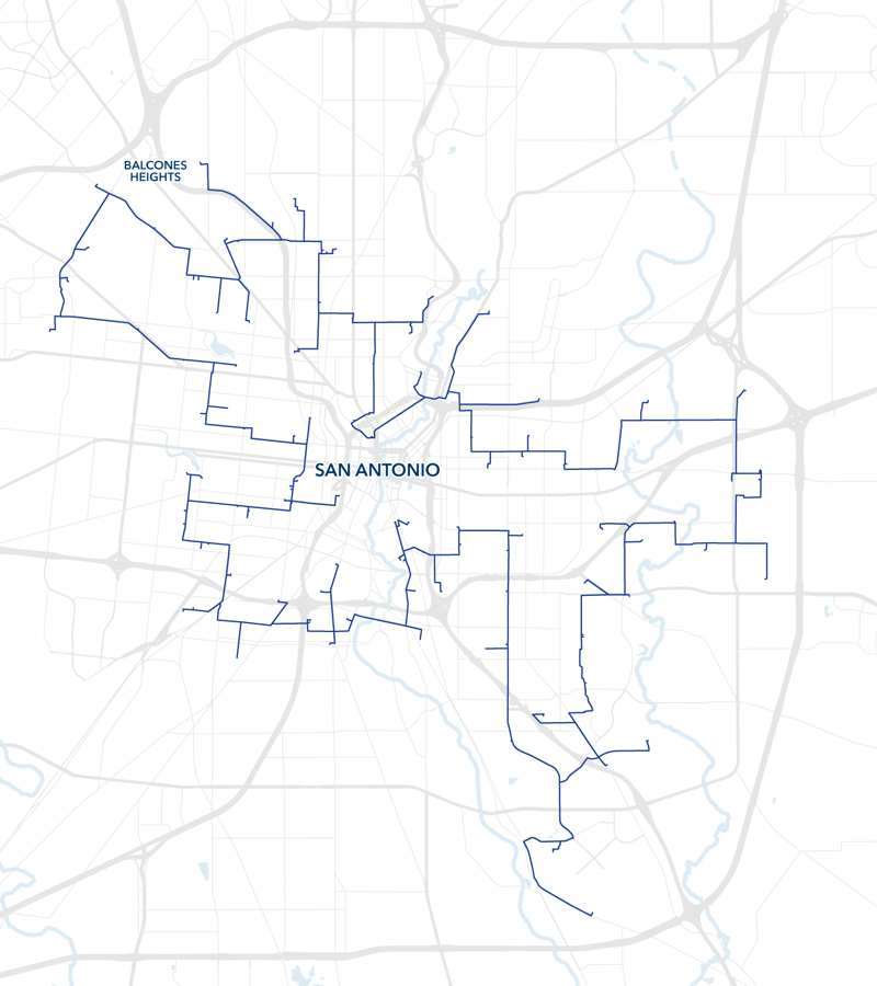 San Antonio Fiber Internet Coverage Map